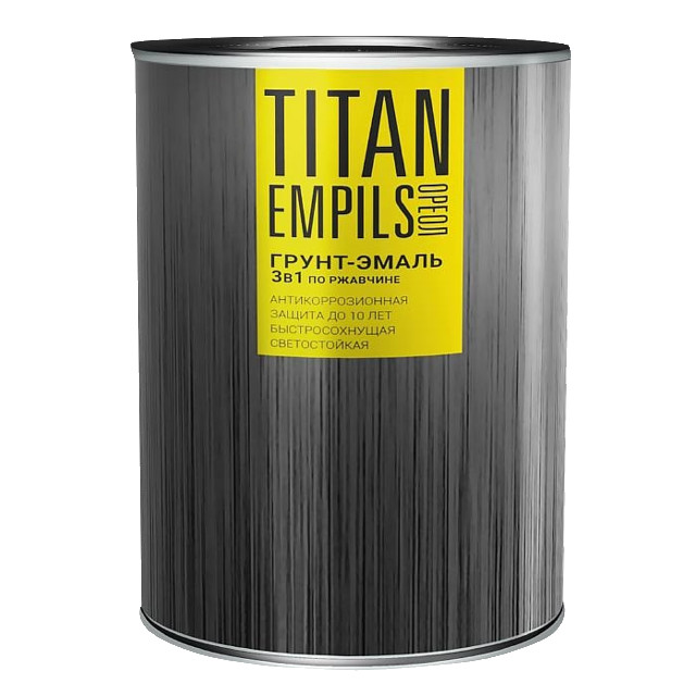 грунт-эмаль ОРЕОЛ TITAN по ржавчине белый RAL 9010 0,9 кг, арт.70948