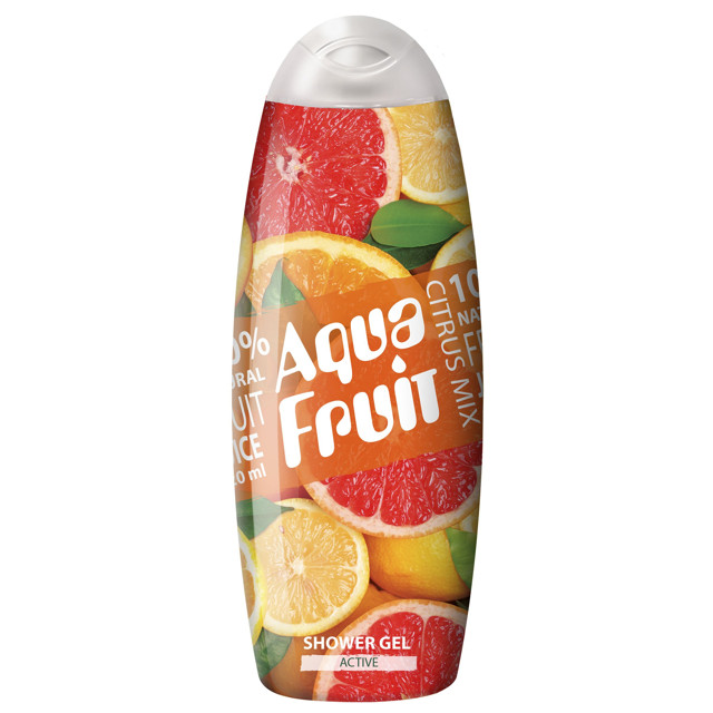 гель для душа AQUA FRUIT Active 420мл