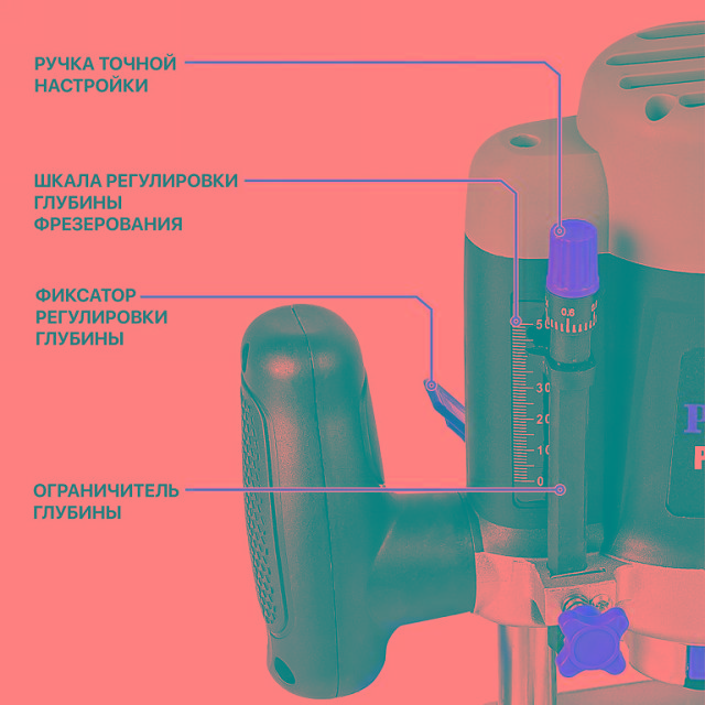 фрезер P.I.T. PER8-C 1400Вт цанга 6/8мм