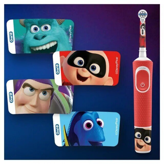 щетка зубная электрическая ORAL-B Pixar D100.413.2KX красный