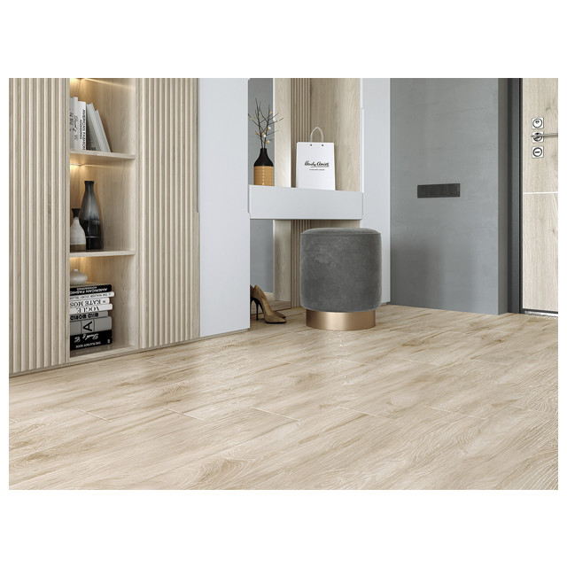 керамогранит ALMA CERAMICA Ashton 20х90 коричневый матовый
