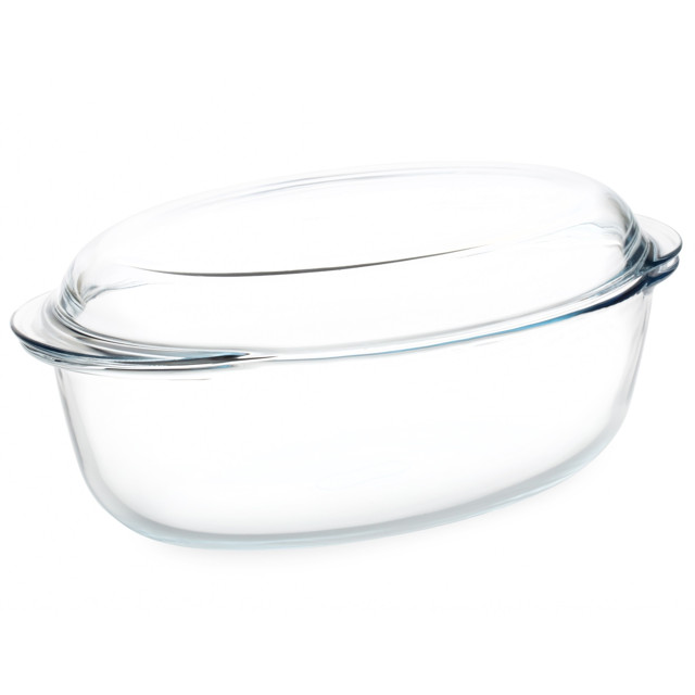 утятница PYREX Essentials 4л 33х20х9см с крышкой жаропрочное стекло