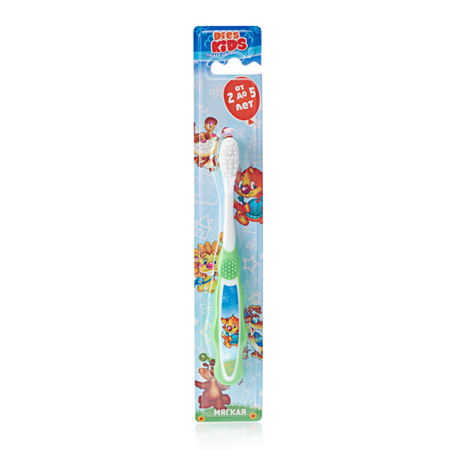 щетка зубная D.I.E.S. KIDS мягкая детская 3-5 лет