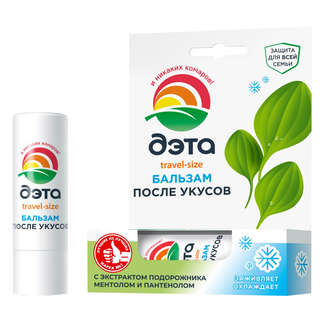 бальзам-карандаш ДЭТА Travel size после укусов 4,2мл