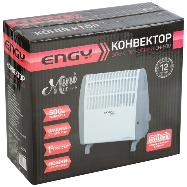 конвектор ENGY EN-500mini 500Вт мех. 275х250х105мм наст/нап.