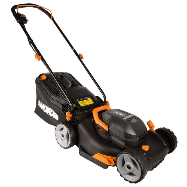 газонокосилка аккумуляторная WORX WG743E 2х20В 2х4Ач