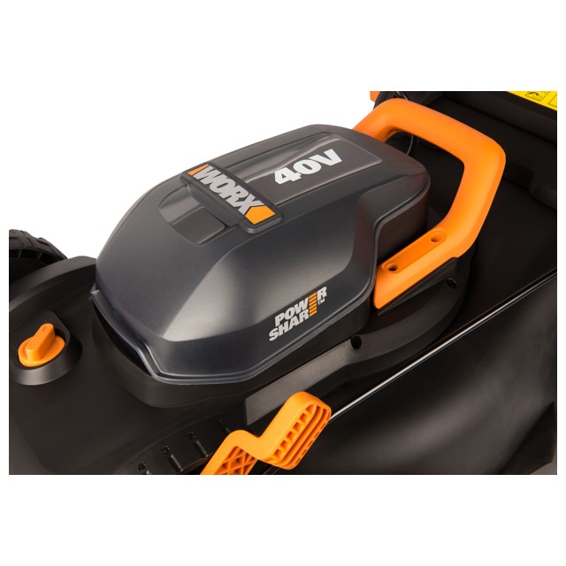 газонокосилка аккумуляторная WORX WG743E 2х20В 2х4Ач