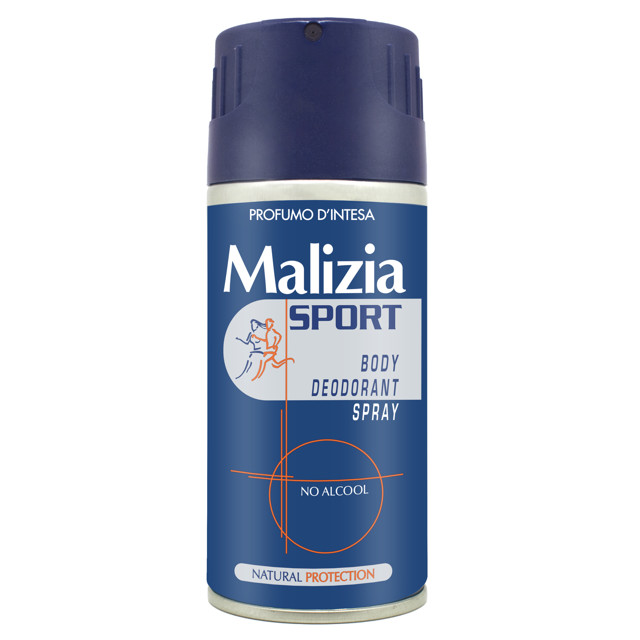 дезодорант MALIZIA Sport No Alcohol аэрозоль 150мл мужской