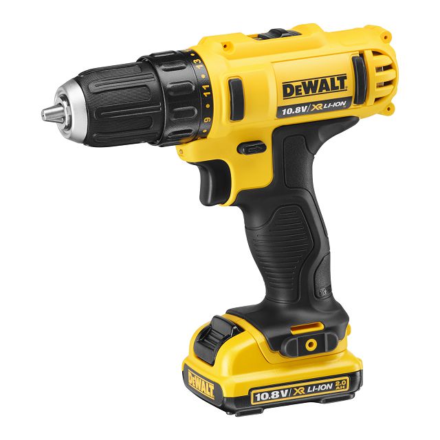 дрель-шуруповерт DeWALT DCD710D2-QW 24Нм 12В Li-lon 2,0Ач 2АКБ