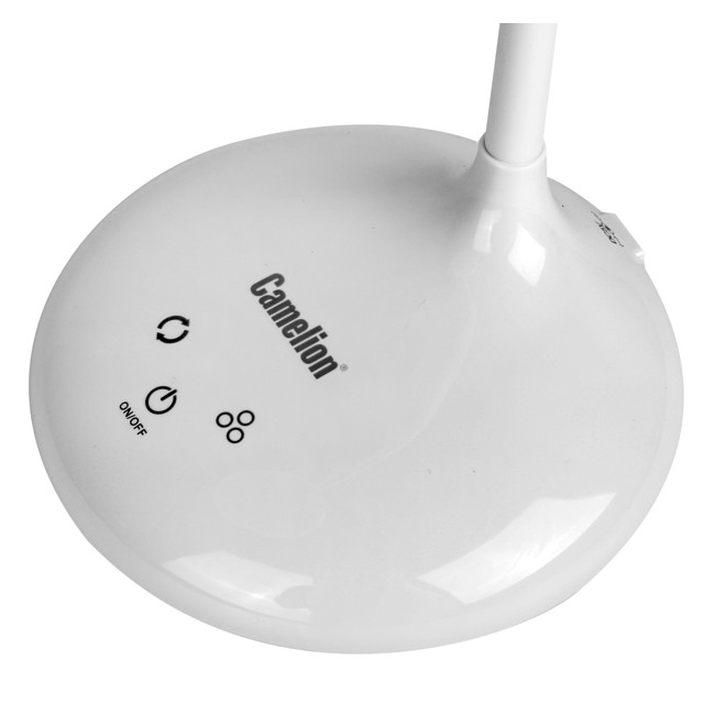 лампа настольная CAMELION 6,5Вт LED 360Лм 2700К белая