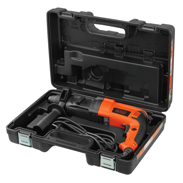 перфоратор BLACK&DECKER BDHR26KR-RU 800Вт 3 режима 3Дж