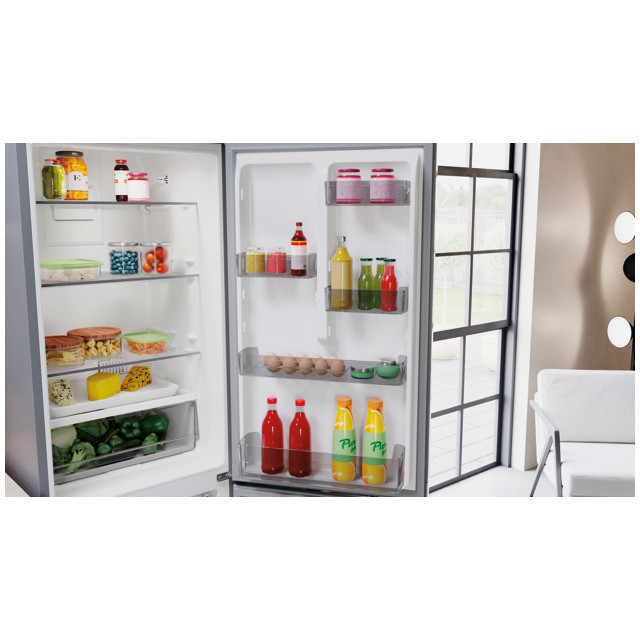 холодильник двухкамерный HOTPOINT-ARISTON HT 4180 S 185x60x64см серебристый