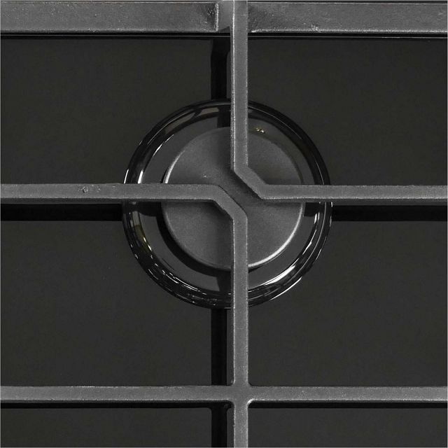 поверхность газ на стекле LEX GVG 640-1 BL 4конф.чугун черн.