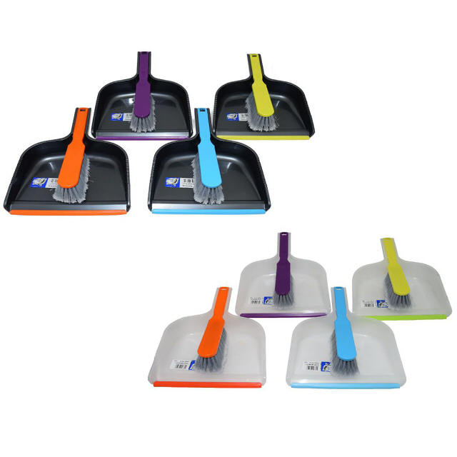 набор для уборки MR BRUSH Spring: сметка + совок пластик в асс-те