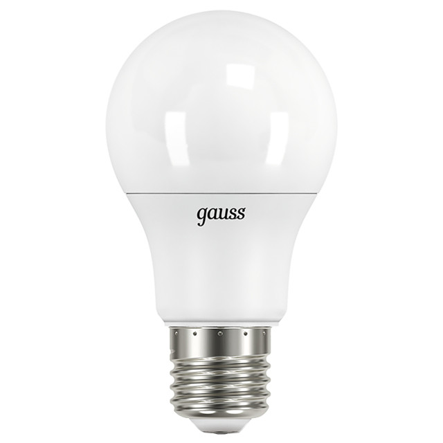 лампа GAUSS 12Вт E27 LED 1200Лм 4100K A60 груша