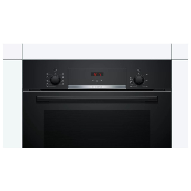 духовка электрическая BOSCH Serie 4 HBF534EB0Q 59,4см 66л 7 реж. гриль/конв. черный