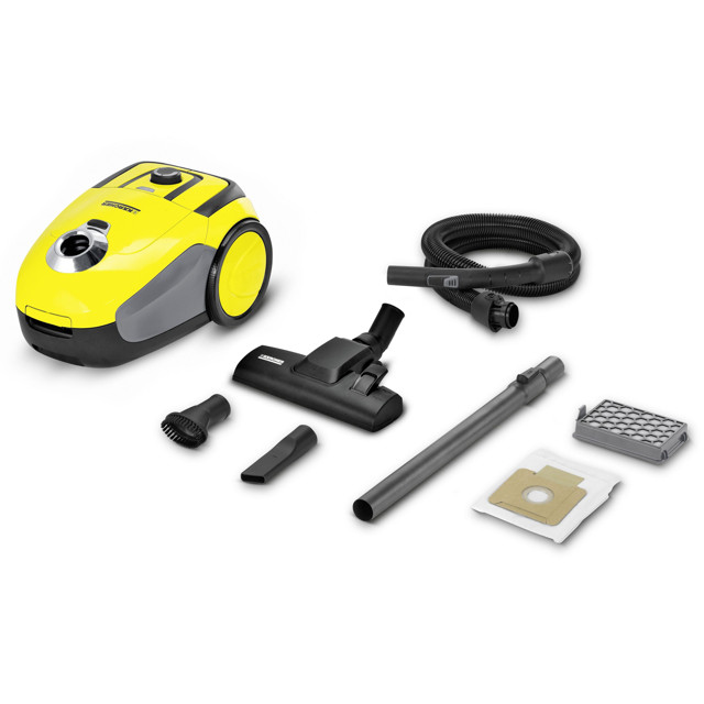 пылесос KARCHER VC 2 700Вт мешок 2,8л желтый