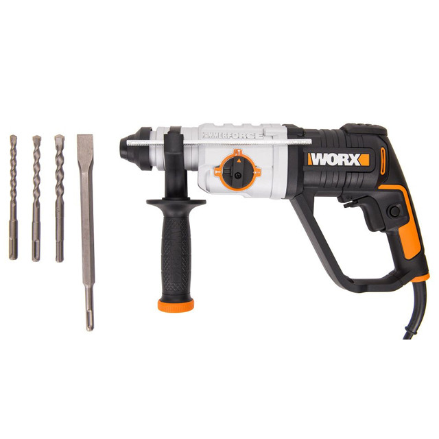 перфоратор WORX WX339 800Вт 3 режима 2Дж