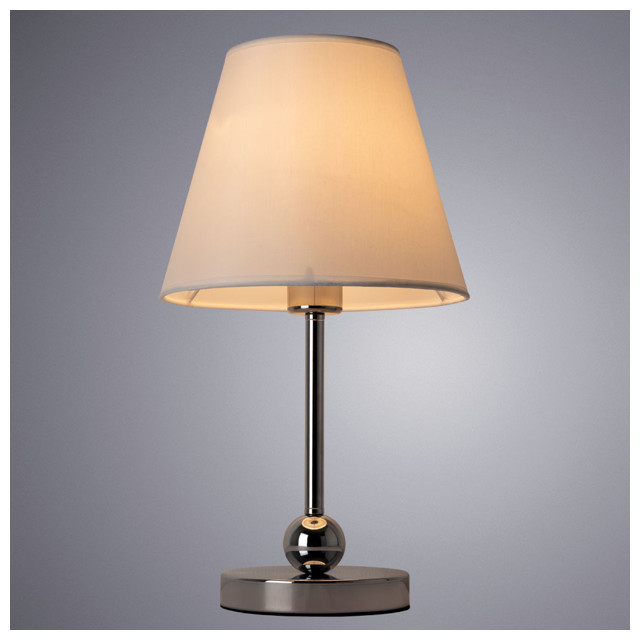 лампа настольная ARTE LAMP Elba Е27 1x60Вт хром