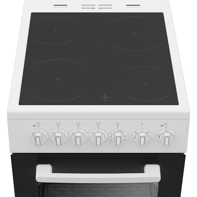 плита электрическая HOTPOINT-ARISTON HS5V5PHW 4 конфорки, 50х60 см, белая