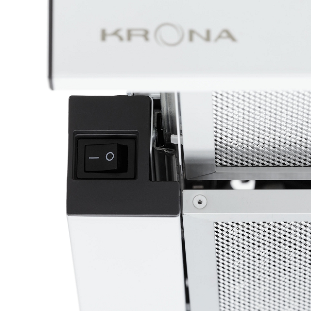 вытяжка встраиваемая KRONA KAMILLA MV 6002 WHITE 60см 1000куб белый