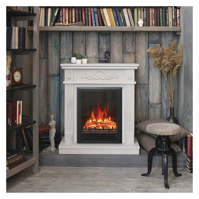 каминокомплект REALFLAME ADELIA STD/EUG WT+EUGENE светло-серый