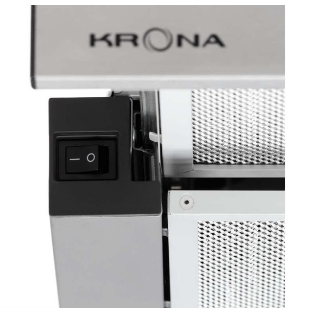 вытяжка встраиваемая KRONA KAMILLA T 600 INOX/KRHD224 60см 1000 м3 нерж.