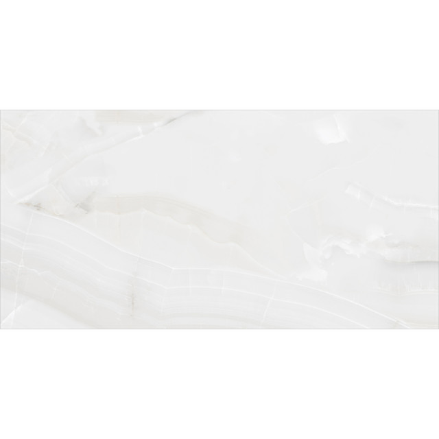 керамогранит LCM Snow Onyx 60х120 белый полированный