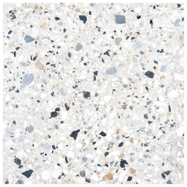 керамогранит ALMA CERAMICA Terrazzo 57х57 серый лаппатированная