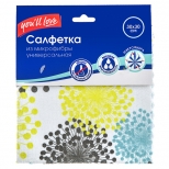 салфетка YOU'LL LOVE 30х30см микрофибра - фото в каталоге Максидом