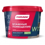 краска латексная PARADE W100 для стен и потолков бесцветная 9л, арт.0005907 - фото в каталоге Максидом