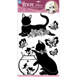 наклейка ROOMDECOR Кошачье семейство 32х50см, арт.RCA 7528 наклейка ROOMDECOR Кошачье семейство 32х50см, арт.RCA 7528 - фото в каталоге Максидом