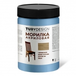 морилка акриловая TURYDESIGN голубая 580мл, арт.T1-00014931 - фото в каталоге Максидом