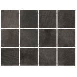 керамогранит KERAMA MARAZZI Караоке 9,8x9,8 (полотно 30х40) чёрный - фото в каталоге Максидом