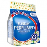 порошок стиральный SUNDAY Perfumed Universal 3кг - фото в каталоге Максидом