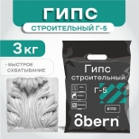 гипс OBERN белый 3кг - фото в каталоге Максидом