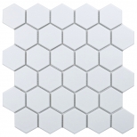 мозаика керамическая STARO Homework Hexagon small 27,8х26,5х0,6 матовая белая - фото в каталоге Максидом