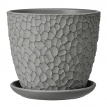 горшок бетонный с поддоном Манго 13л d30см h30см бутон горшок бетонный с поддоном Манго 13л d30см h30см бутон - фото в каталоге Максидом