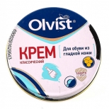 крем для обуви OLVIST Классический уход для гладкой кожи 50мл черный - фото в каталоге Максидом
