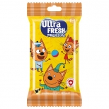 салфетки влажные ULTRAFRESH Premium Три Кота 15шт - фото в каталоге Максидом