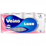 бумага туалетная VEIRO Luxoria 8шт в уп. 3-слойные 140 листов без аромата бумага туалетная VEIRO Luxoria 8шт в уп. 3-слойные 140 листов без аромата - фото в каталоге Максидом