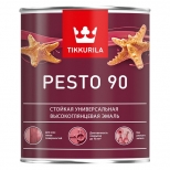 эмаль алкидная TIKKURILA Pesto 90 база A 0,9л белая, арт.700001076 - фото в каталоге Максидом