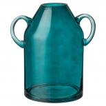 ваза BRONCO Trendy emerald 15х23,5см стекло изумруд - фото в каталоге Максидом
