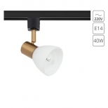 светильник трековый ARTE LAMP Falena E14 1х40Вт металл черный светильник трековый ARTE LAMP Falena E14 1х40Вт металл черный - фото в каталоге Максидом