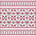 салфетки СЫКТЫВКАРСКИЕ Орнамент 2-слойные 24х24см 20шт - фото в каталоге Максидом