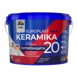 краска в/д DUFA Premium EuroPlast Keramika 20 база 1 для стен и потолков 2,5л белая, арт.МП00-006971 - фото в каталоге Максидом