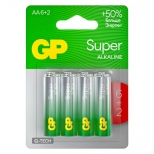батарейка GP Batteries Super G TECH 1,5 В LR6 АА 8шт - фото в каталоге Максидом