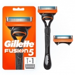 станок для бритья GILLETTE Fusion + 1 кассета 5 лезвий - фото в каталоге Максидом