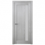 полотно дверное BELWOODDOORS Челси-2 Ясень рибейра стекло 200х70см - фото в каталоге Максидом
