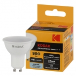 лампа светодиодная KODAK 11Вт GU10 990Лм 4000К MR16 спот - фото в каталоге Максидом